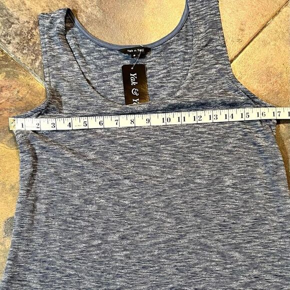 NWT Yak n Yeti Blue Tank Shark Tooth Dress Small - Picture 6 of 10